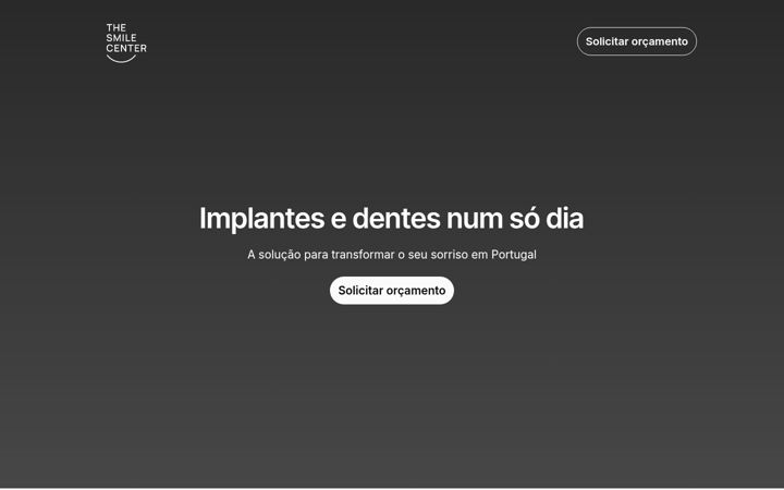 Ekrano kopija thesmilecenter.pt