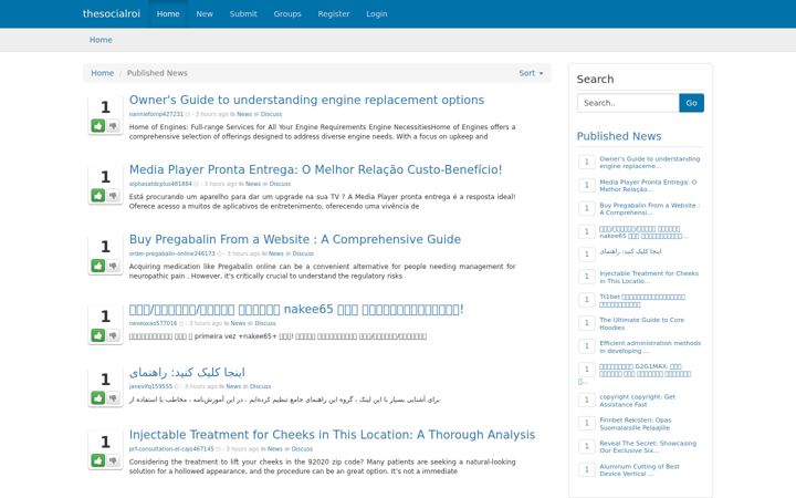 Screenshot of thesocialroi.com
