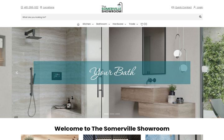 Screenshot of thesomervillebathandkitchenstore.com