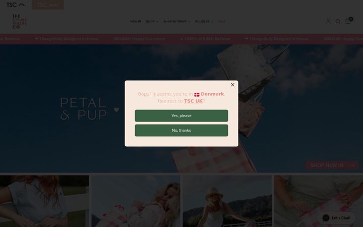 Screenshot of thesomewhereco.com