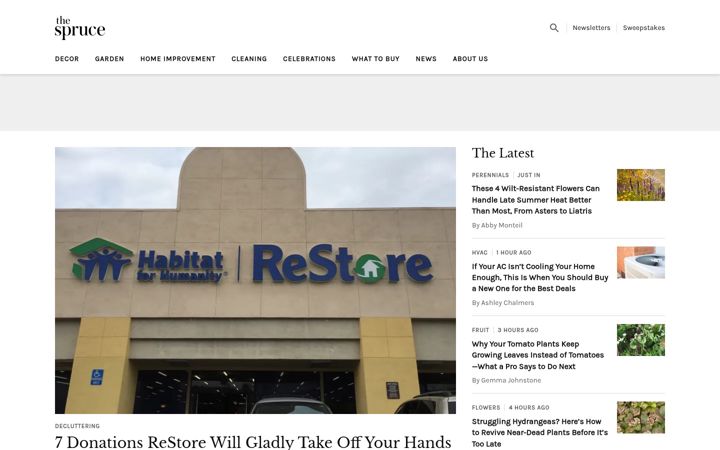 Screenshot van thespruce.com