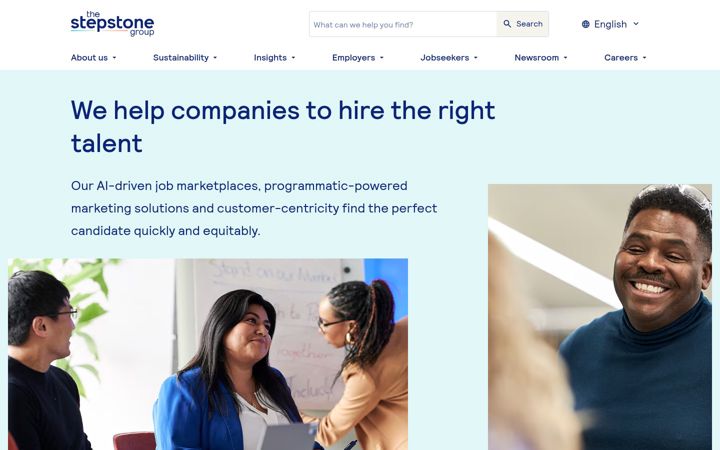 Screenshot of thestepstonegroup.com