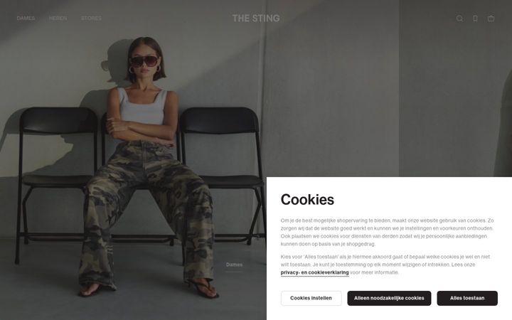 Screenshot of thesting.com