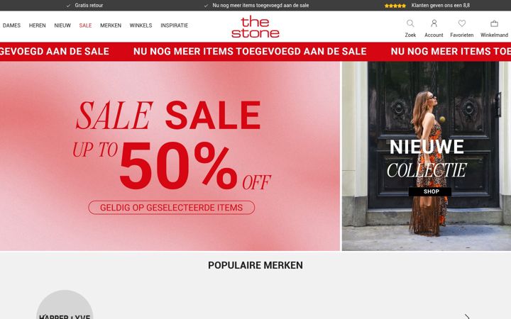 Screenshot of thestone.nl