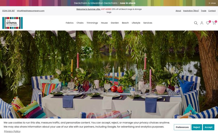 Screenshot of thestripescompany.us