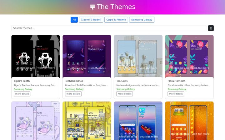 Screenshot ta' thethemes.co