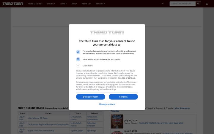 Screenshot of thethirdturn.com