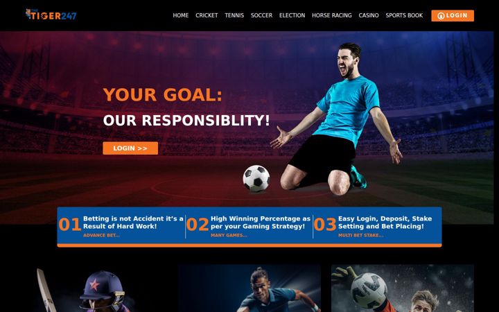 Screenshot von thetiger247.com