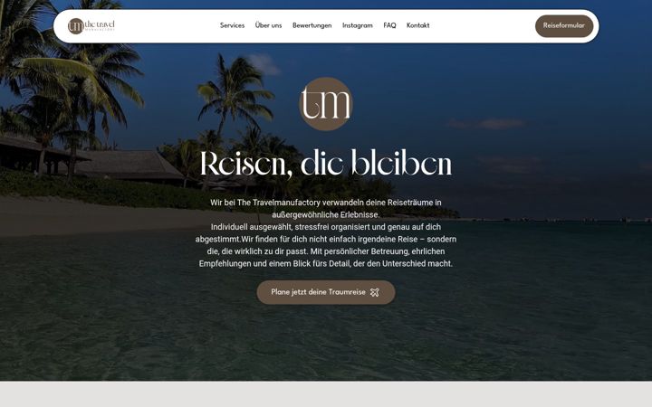 Captura de pantalla de thetravelmanufactory.com