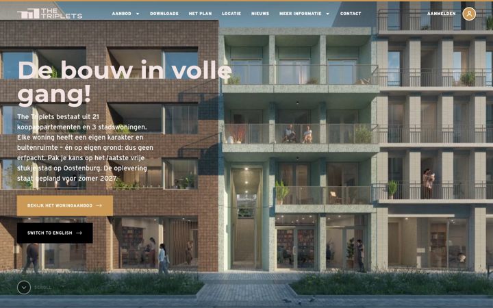 Screenshot of thetriplets.nl