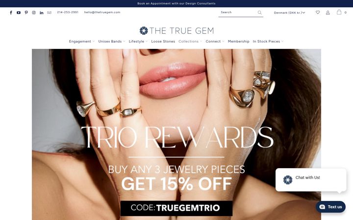 Screenshot of thetruegem.com