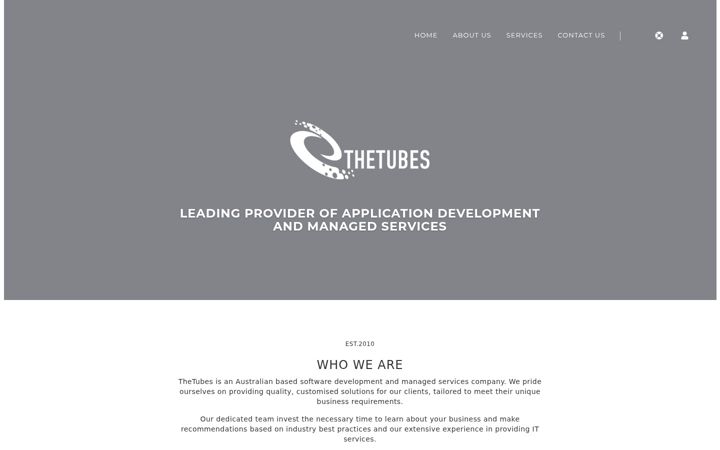 Screenshot of thetubes.com.au