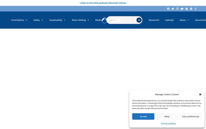 Screenshot of theuiaa.org