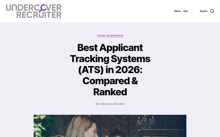 Screenshot of theundercoverrecruiter.com