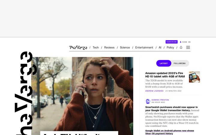 Ekrānuzņēmums no theverge.com