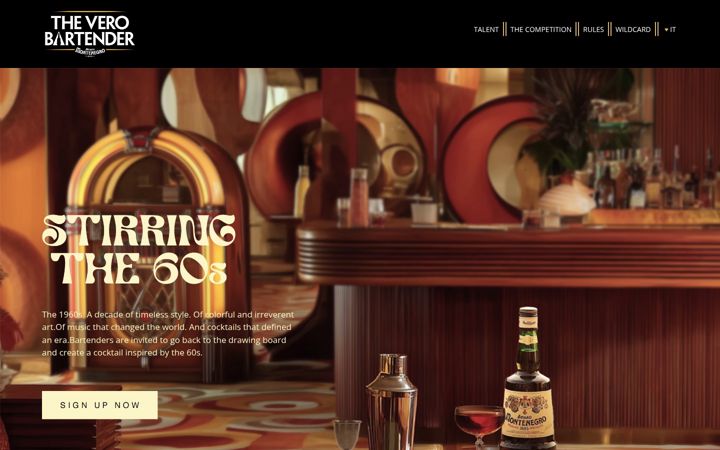 Screenshot του theverobartender.it