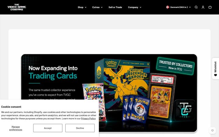 Screenshot of thevideogamecompany.com