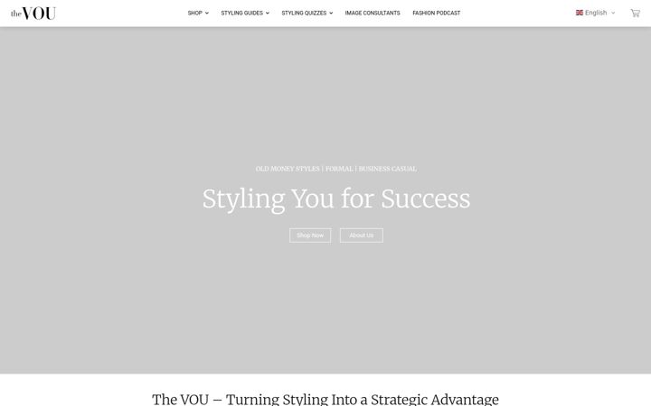 Screenshot of thevou.com