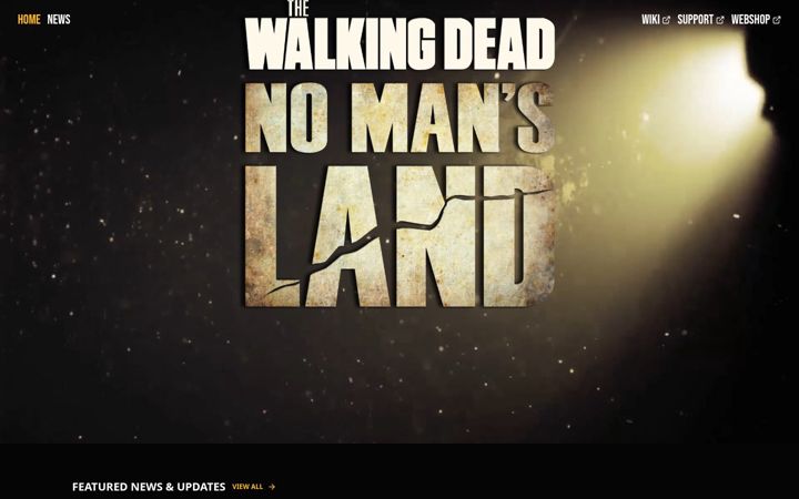 Screenshot of thewalkingdeadnomansland.com