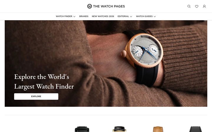 Zrzut ekranu thewatchpages.com