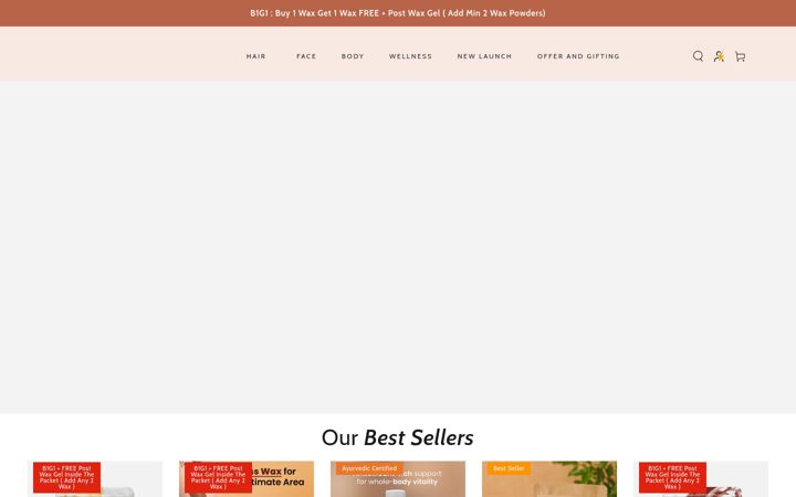 Zrzut ekranu thewellnessshop.in