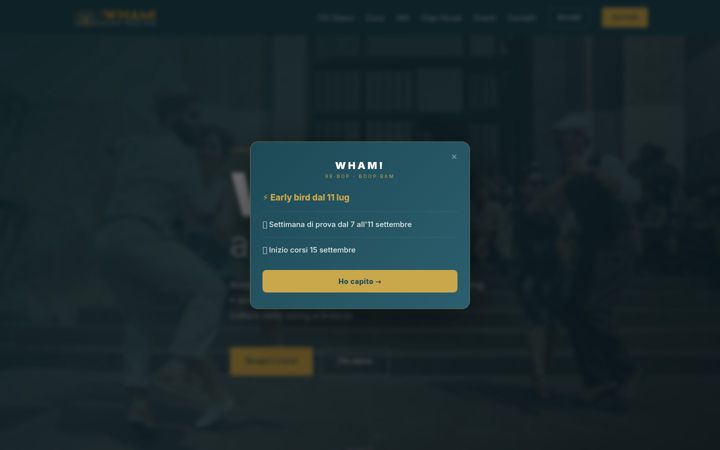 Screenshot of thewham.it