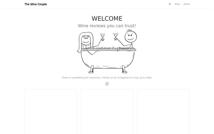 Ekrano kopija thewinecouple.com