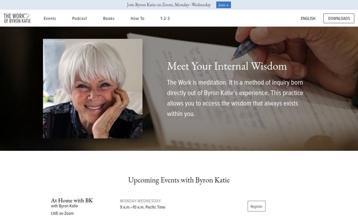 Screenshot of thework.com