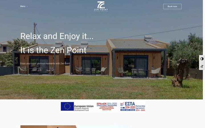 Posnetek zaslona thezenpoint.gr