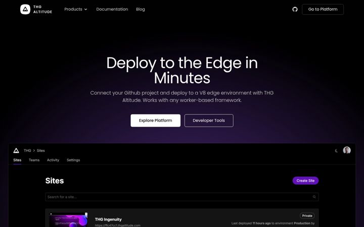 Screenshot of thgaltitude.com