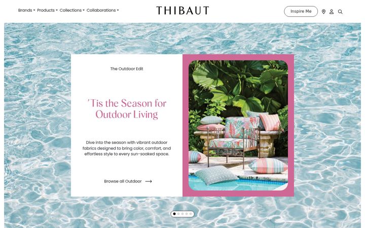 Screenshot of thibautdesign.com