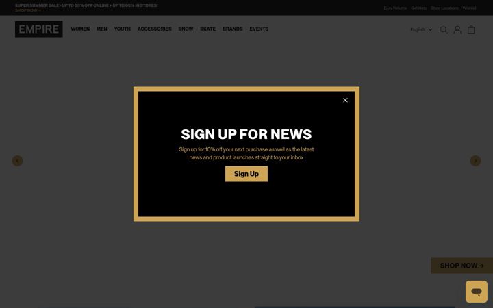 Screenshot of thinkempire.com