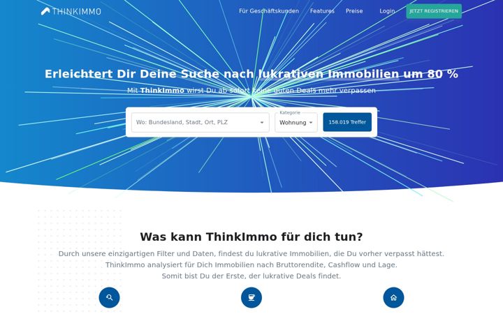 Screenshot of thinkimmo.com