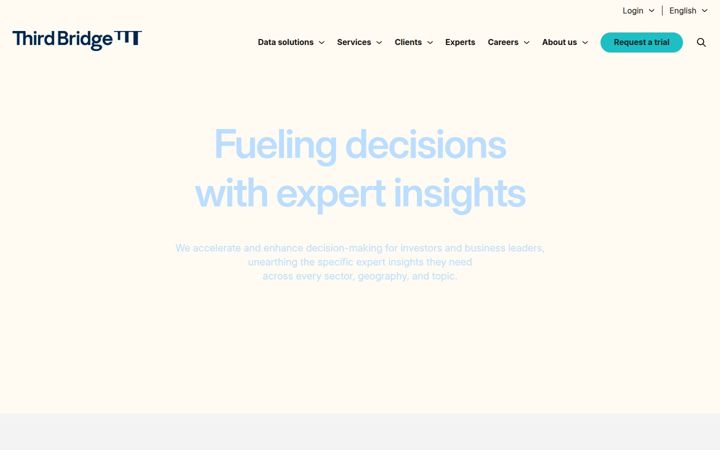 Screenshot of thirdbridge.com