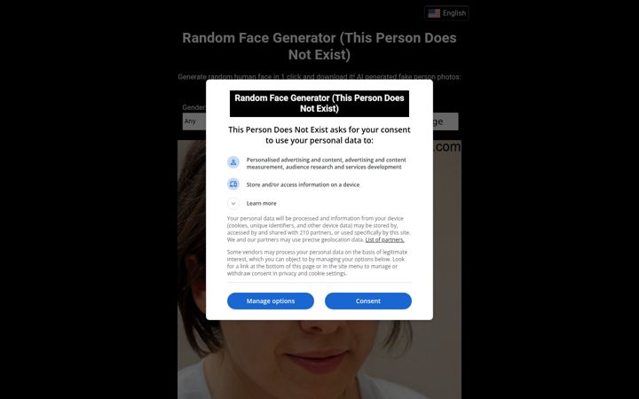 Screenshot of this-person-does-not-exist.com