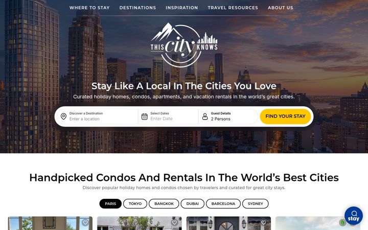Screenshot of thiscityknows.com