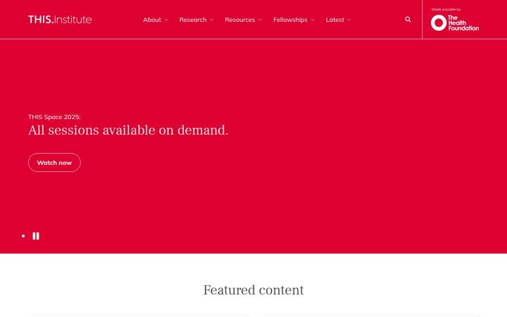 Screenshot of thisinstitute.cam.ac.uk