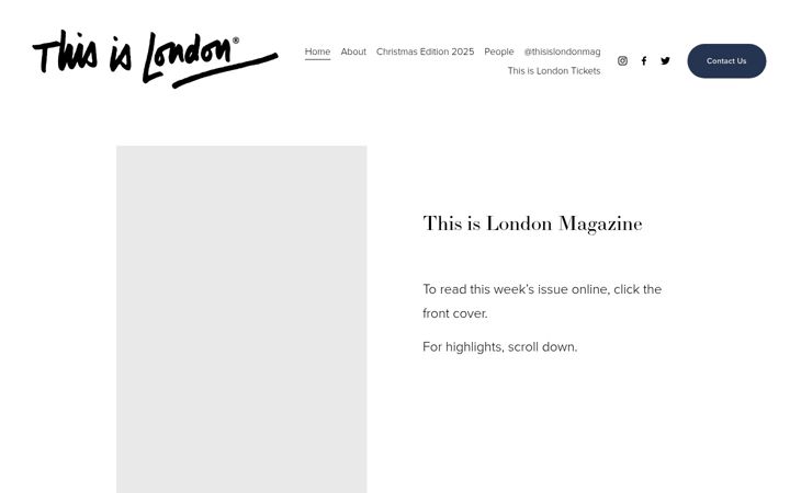 Skärmbild av thisislondon.co.uk