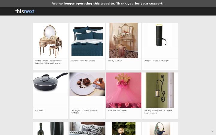 Screenshot of thisnext.com
