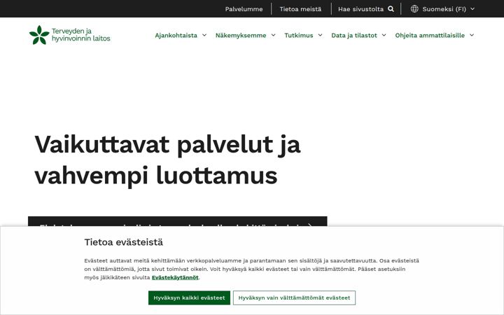 Screenshot of thl.fi