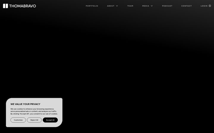 Screenshot of thomabravo.com