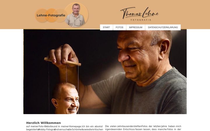 Screenshot of thomas-lehne.eu