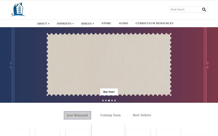 Screenshot of thomasnelson.com