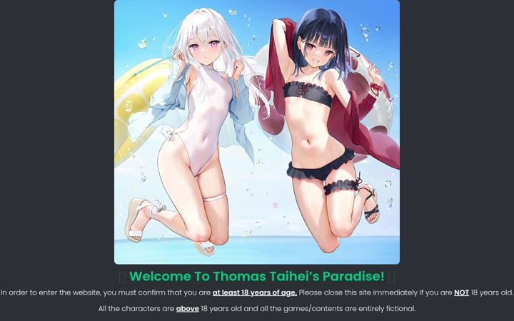 Screenshot of thomastaihei-hgames.net