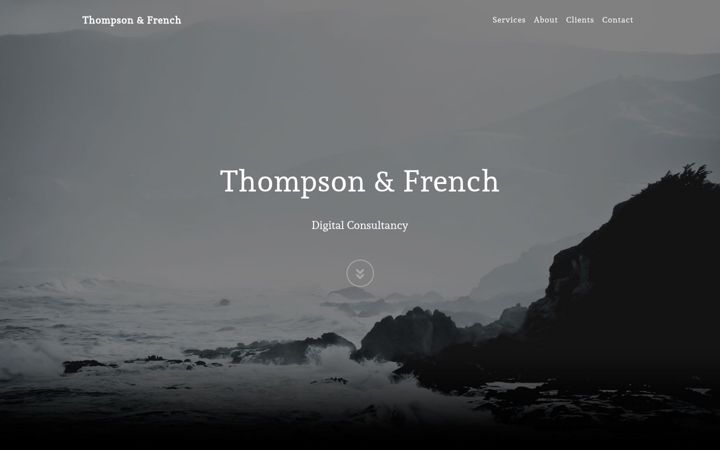 Screenshot of thompsonfrench.com