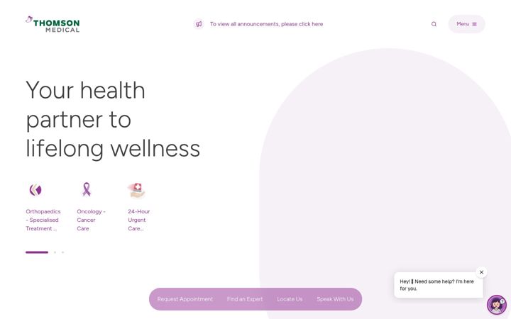 Screenshot of thomsonmedical.com