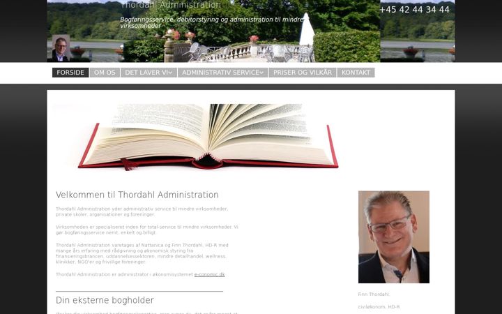 Екранна снимка на thordahl.dk