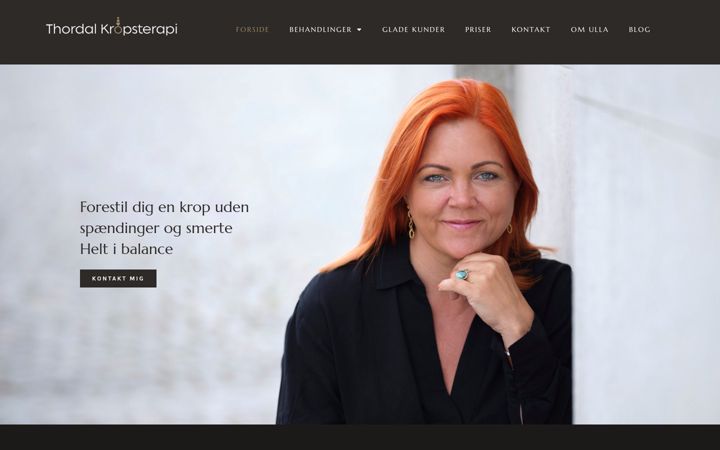 Skjermbilde av thordalkropsterapi.dk