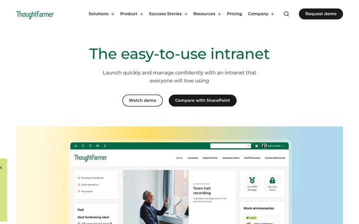 Screenshot of thoughtfarmer.com