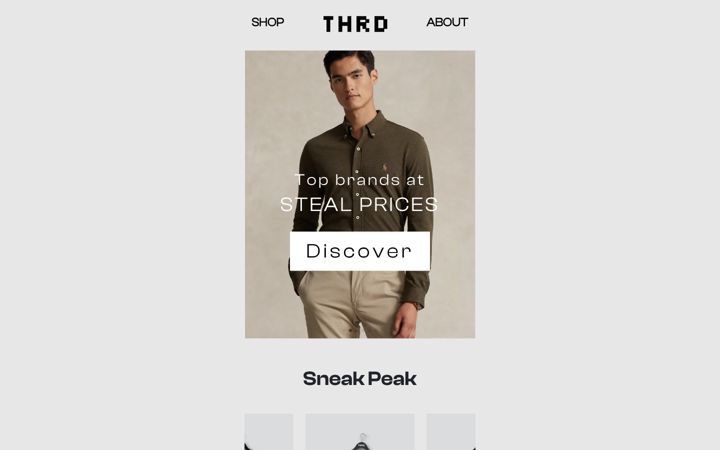 Ekrano kopija thrd.store